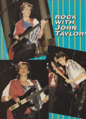 Duran Duran John Taylor Mitch Gaylord teen magazine pinup multi pics Teen Machine