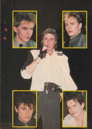 Duran Duran teen magazine pinup rocking out teen idols