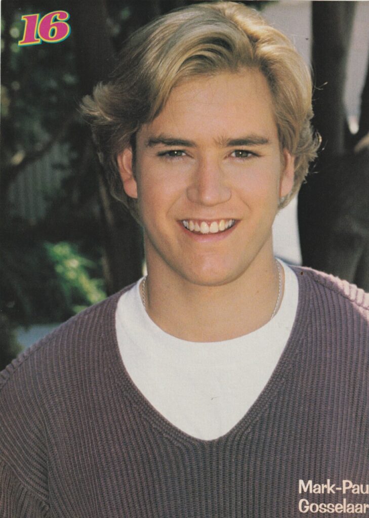 Mark Paul Gosselaar Joey Lawrence Teen Magazine Pinup 16 Mag Green