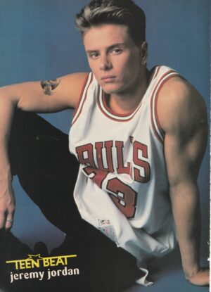 Jeremy Jordan Mike Vitar teen magazine pinup Bulls shirt Teen Beat