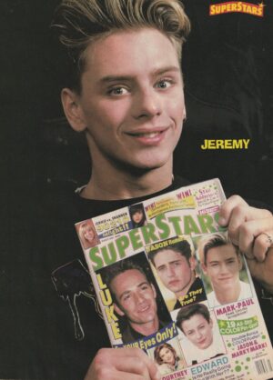 Jeremy Jordan Robert Telfer teen magazine pinup Saved by the Bell New Class Super Stars