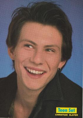 Christian Slater teen magazine pinup clippings young Teen Set superstar 90s