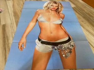 Britney Spears teen magazine poster clippings teen idols bra sexy pose Yam rare