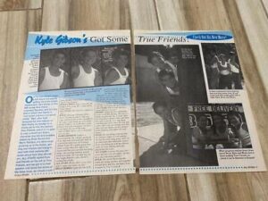 Kyle Gibson teen magazine pinup clipping True Friends Nick Freno All-Stars Bop