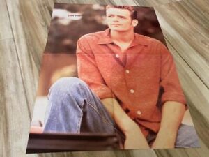 Luke Perry Chesney Hawkes teen magazine poster clippings 90210 red shirt 90's