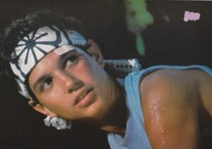 Ralph Macchio teen magazine pinup clippings Bop Karate Kid sweaty muscles pix