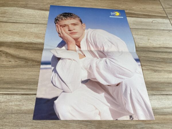 Justin Timberlake beach poster sand
