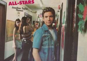 Jonathan Taylor Thomas teen magazine pinup school locker All-Stars