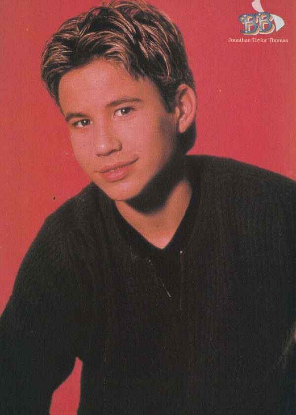 Jonathan Taylor Thomas Zac Hanson teen magazine pinup black shirt BB