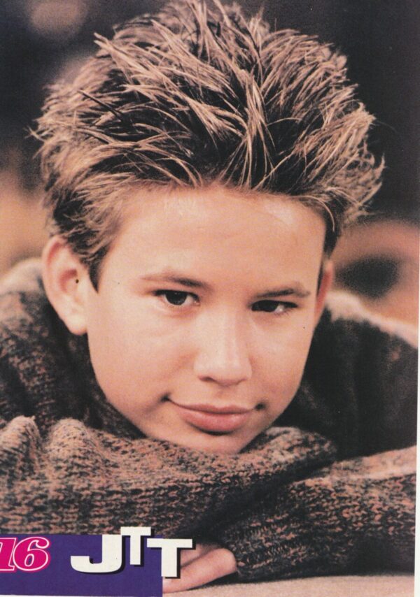 Jonathan Taylor Thomas teen magazine pinup spiked hair 16 mag