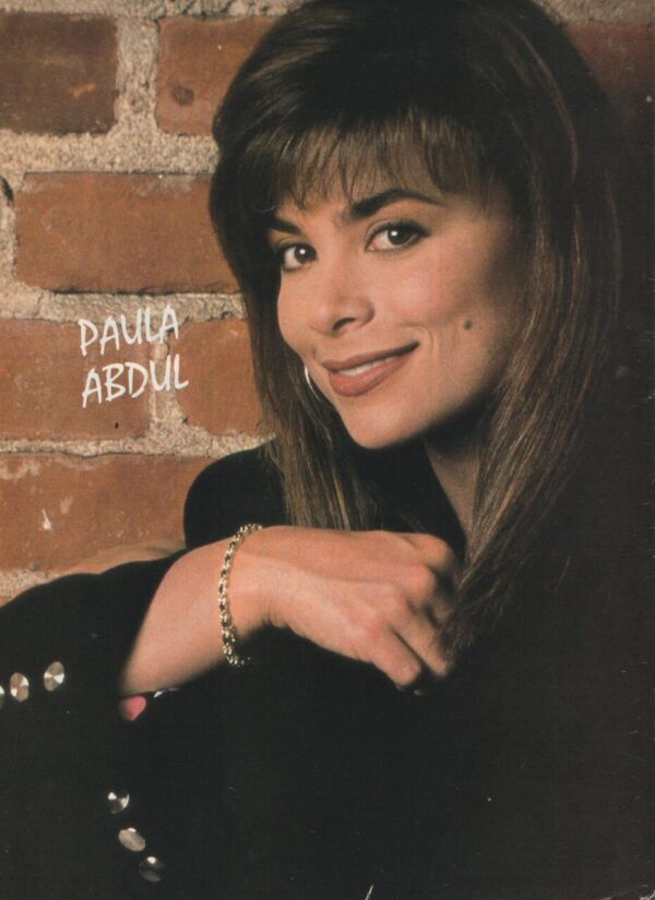 Christina Nigra Paula Abdul teen magazine pinup in her bedroom