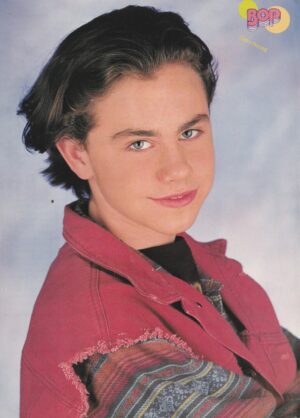 Rider Strong teen magazine pinup red jacket adorable Bop