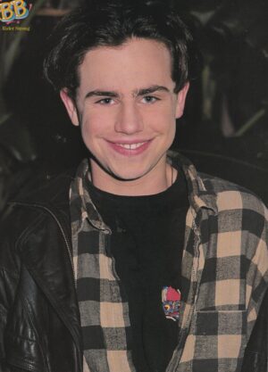 Rider Strong Matthew Lawrence teen magazine pinup BB leather jacket