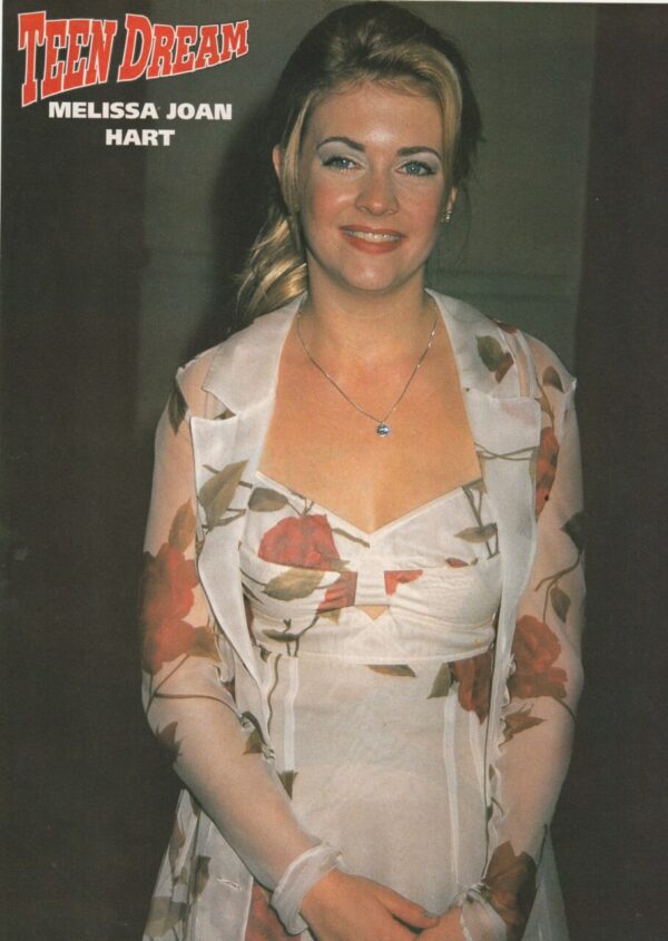 Melissa Joan Hart LFO teen magazine pinup flower dress Teen Machine rare