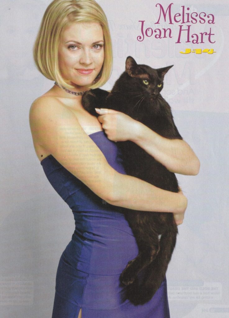 Melissa Joan Hart Teen Magazine Pinup Purple Dress J 14 Teen Stars