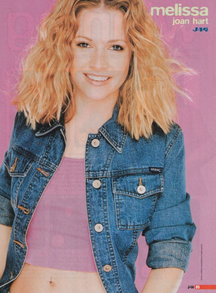 Melissa Joan Hart Teen Magazine Pinup Jean Jacket J 14 Teen Stars