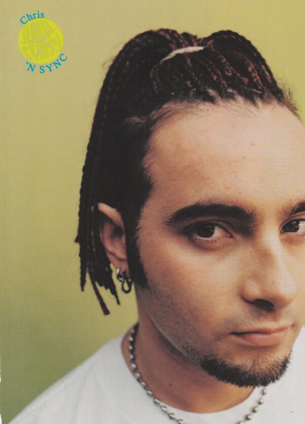 Lance Bass chris Kirkpatrick teen magazine pinup ponytail Pop Star