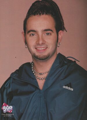 Chris Kirkpatrick teen magazine pinup Adidas jacket Nsync Bop