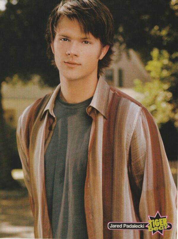 Jared Padalecki Mario teen magazine pinup Gilmore Girl grey shirt Tiger Beat