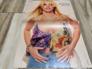 Britney Spears teen magazine poster flower shirts Bravo hottie Pop Princess