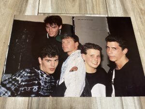 New Kids on the block Donnie Wahlberg Chad Allen teen magazine poster