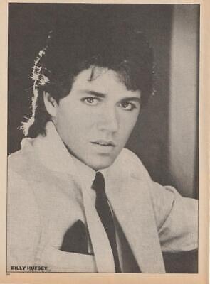 Billy Hufsey Timothy Hutton teen magazine pinup clipping Teen Beat 80's PIX