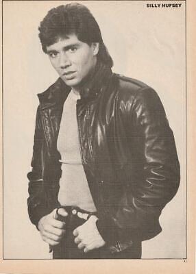Billy Hufsey Shari Belafonte teen magazine pinup clipping leather jacket Bop