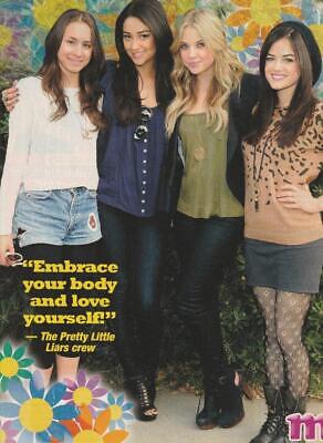 Pretty Little Liars teen magazine pinup clipping M Lucy Hale Troian Bellisario