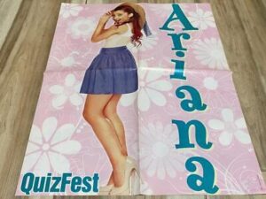 Ariana Grande Big Time Rush teen magazine poster clipping Quizfest sun hat