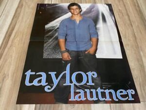 Taylor Lautner Robert Pattinson teen magazine poster clipping fold out Twilight