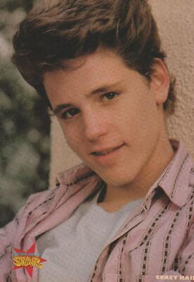 Corey Haim Jon Bon Jovi teen magazine pinup clipping Star Teen Idols Pix Picture