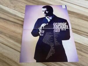 George Michael teen magazine poster clipping Centerfold Jesus to a child