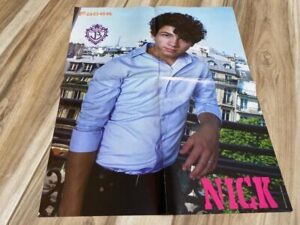 Nick Jonas Demi Lovato teen magazine poster clipping Faces Jonas Brothers Wow