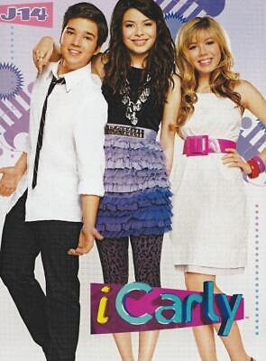 Miranda Cosgrove Nathan Kress teen magazine pinup clipping I carly J-14 Idols