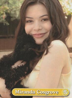 Miranda Cosgrove teen magazine pinup clipping Pop Star puppy close up I Carly