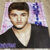 Taylor Swift Justin Bieber teen magazine poster beautiful eyes Quizfest Pop princess - Image 2