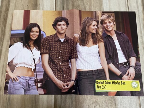 Rachel Bilson Adam Brody Mischa Barton Benjamin Mckenzie teen magazine poster The OC Pop Star renunion 20 years cast