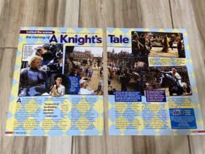 Heath Ledger teen magazine clipping A Knights Tale J-14