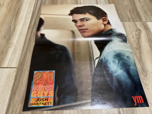 Josh Hartnett Orlando Bloom teen magazine poster 20 hottest guys YM poster