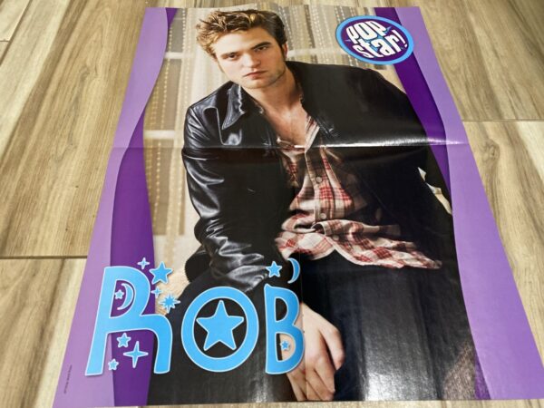 Robert Pattinson poster 4 page foldout