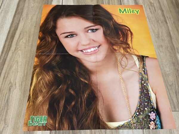 Miley Cyrus Ashley Tisdale teen magazine poster Party in the USA baby Tiger Beat