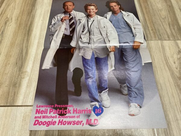 Paula Abdul Richard Marx Neil Patrick Harris Mitchell Anderson teen magazine poster Doogie Howser M.D.