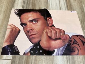 Take That Robbie Williams teen magazine poster Tattoo Yam magazine