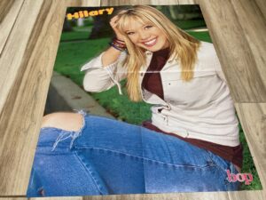 Hilary Duff Good Charlotte teen magazine poster in the grass Bop Teen Idols