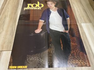 Robert Pattinson teen magazine poster black jeans Teen Dream Hollywood hunk
