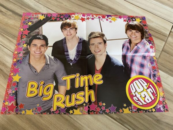 Big Time Rush teen idols poster boy band
