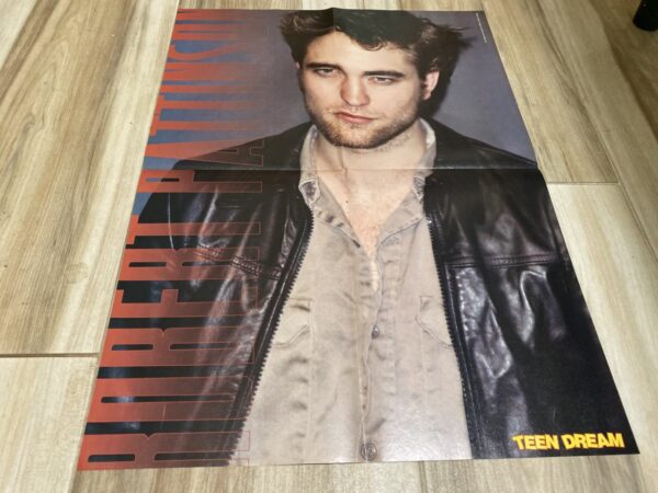 Robert Pattinson teen dream poster leather jacket hottie poster