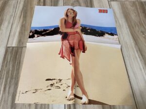 Lindsay Lohan Chad Michael Murray teen magazine poster beach barefoot
