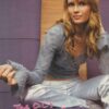 Mischa Barton teen magazine pinup purple shirt The OC M magazine