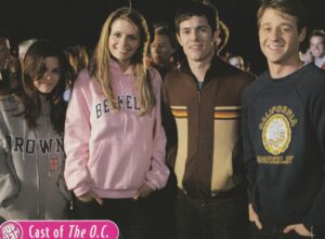 Rachel Bilson Mischa Barton Adam Brody Benjamin Mckenzie teen magazine pinup The OC farwell cast 20 year renunion